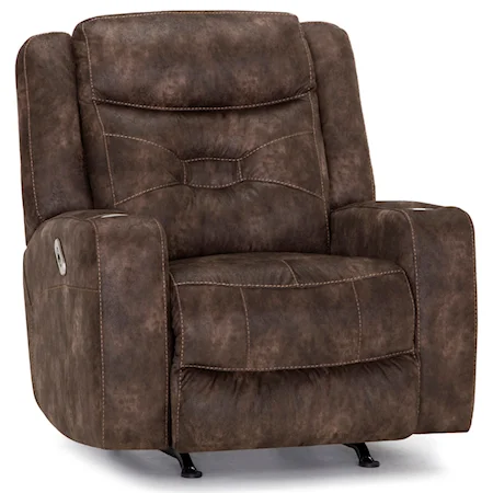 Dual Power Rocker Recliner with USB Port